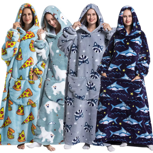 Coperta sherpa oversize con - coperta,