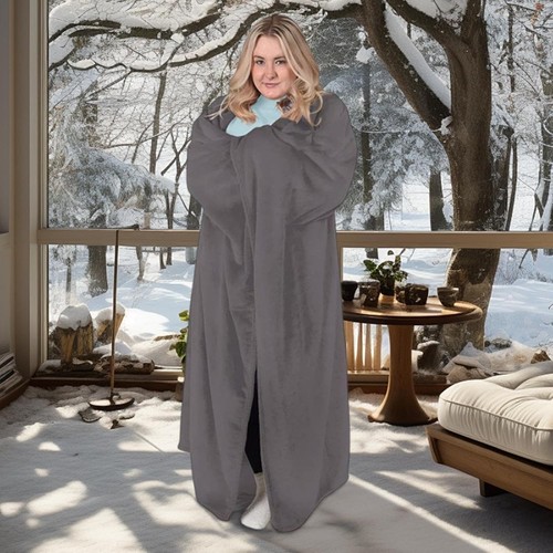 Plaid con maniche - plaid, morbida