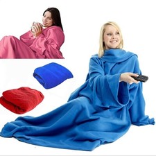 COPERTA CON MANICHE PLAID