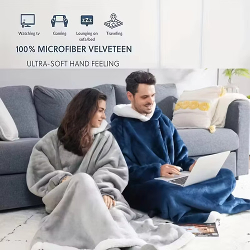 Coperta flanella lunga con - lunga,