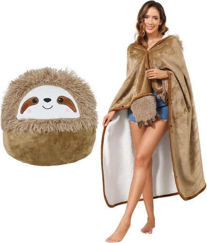 Bradipo coperta con - con, maniche