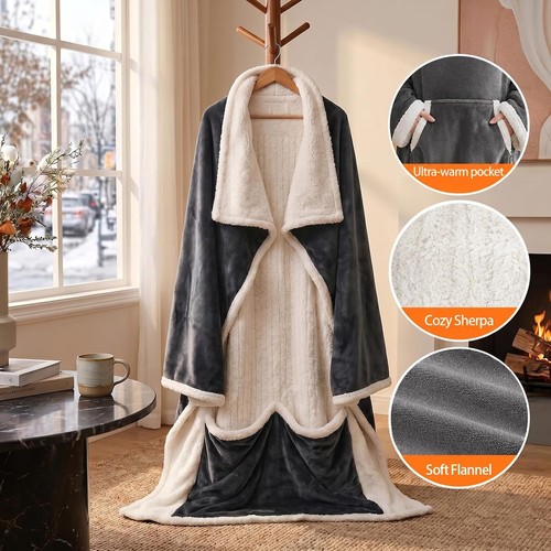 Coperta riscaldata indossabile - coperta,