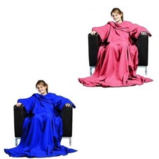 COPERTA CON MANICHE PLAID