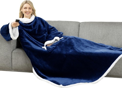 Coperta con maniche pile e - coperta,
