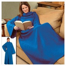 COPERTA CON MANICHE PLAID